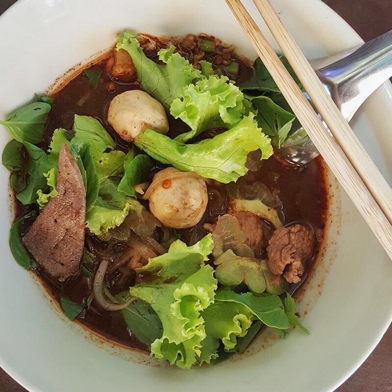 Pa Lek Boat Noodles in Ayutthaya