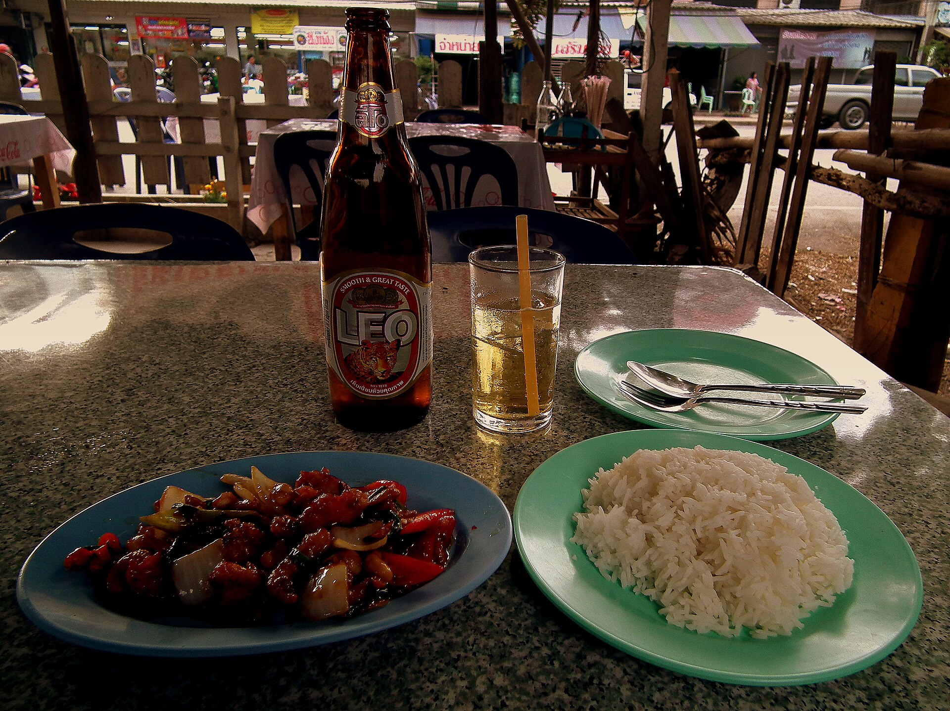 Cashew Chicken in Koh Chang
