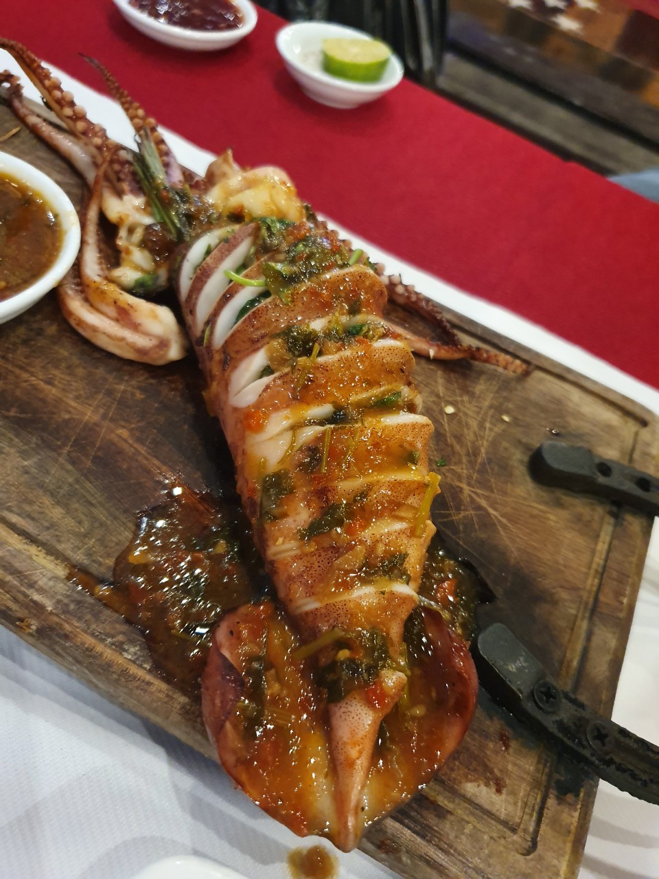Grilled Squid in Koh Phangan