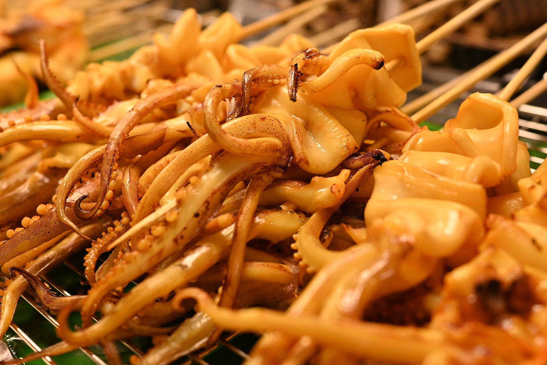 Grilled Squid in Koh Phi Phi