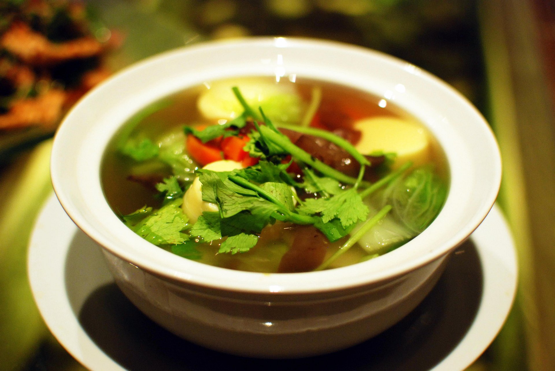 Clear Tofu Soup in Ayutthaya