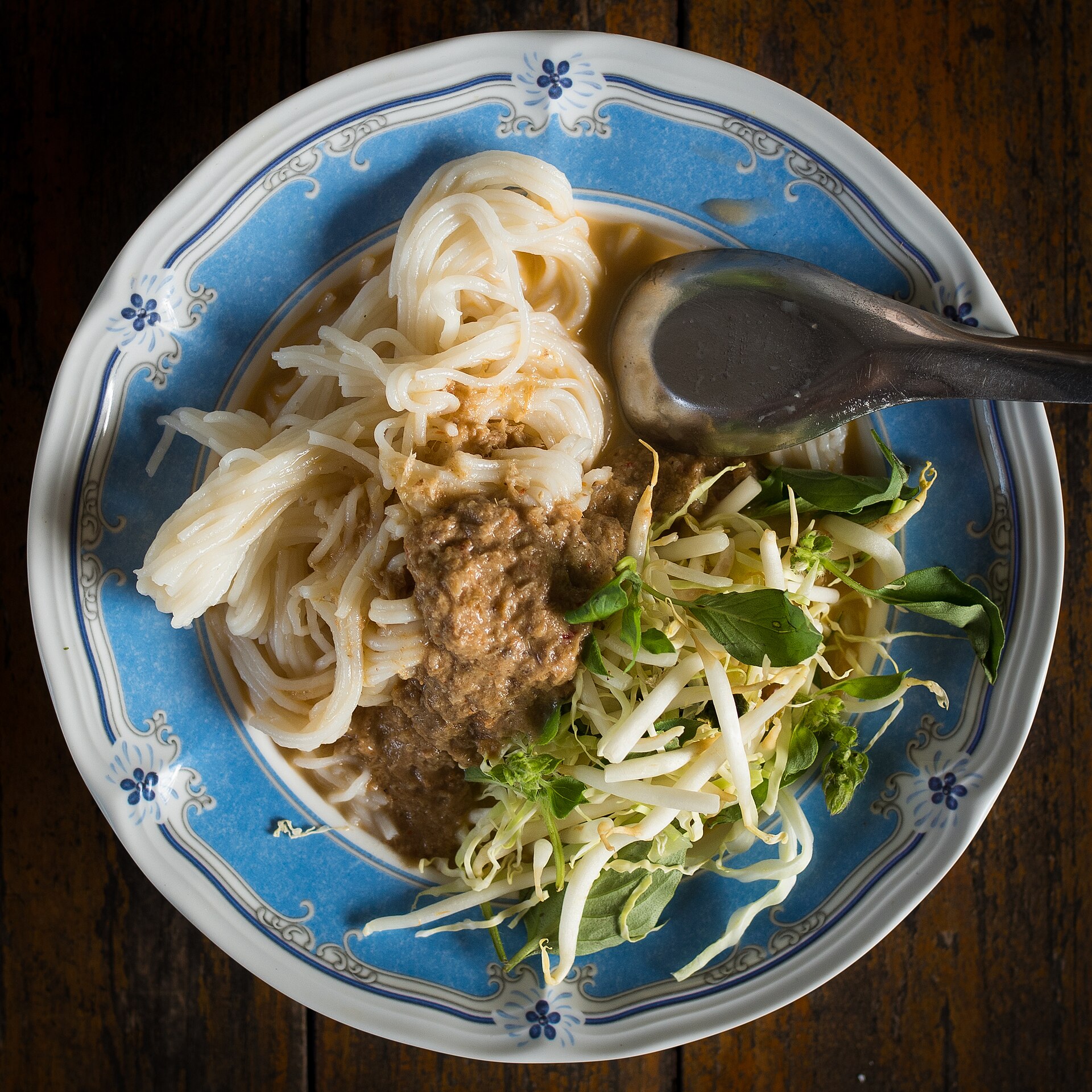 Kanom Jeen Nam Ya, ขนมจีนน้ำยา