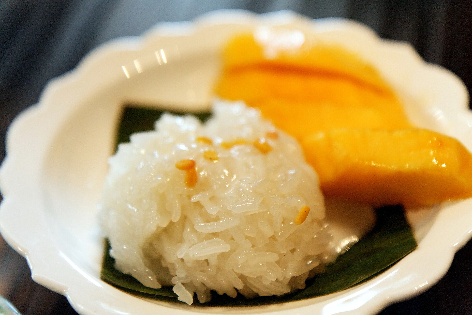 Mango sticky rice cart, ข้าวเหนียวมะม่วง